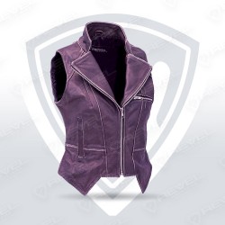 Ladies Fashion Leather Vest